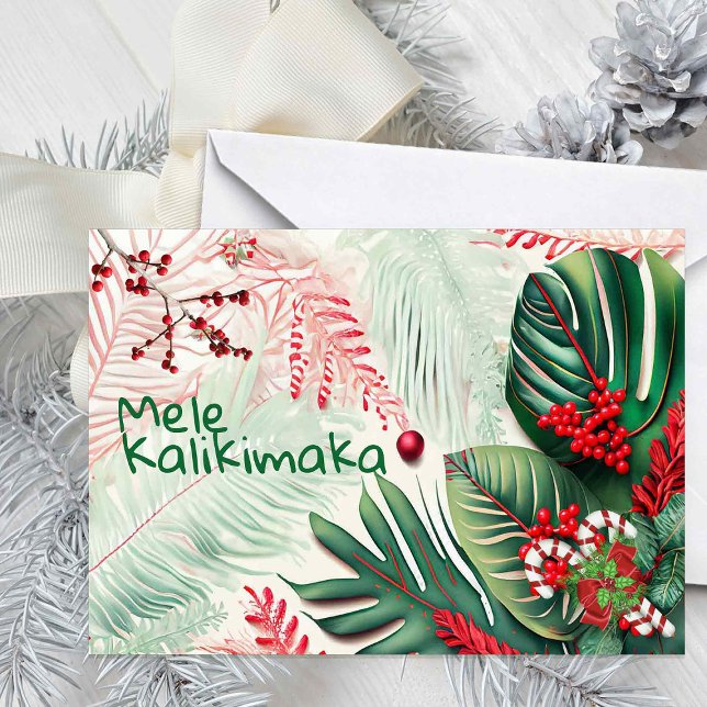 Hawaiian Christmas Display Card (Creator Uploaded)