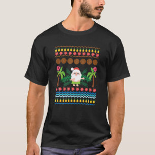 Hawaiian Christmas Hawaii Funny Ugly T-Shirt
