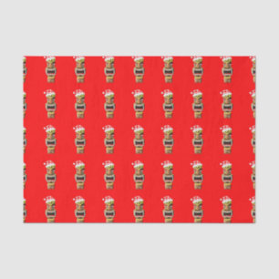 Hawaiian Christmas Santa Tiki Tissue Paper