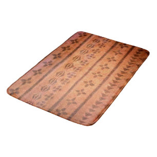 Hawaiian Cloth Bath Mat