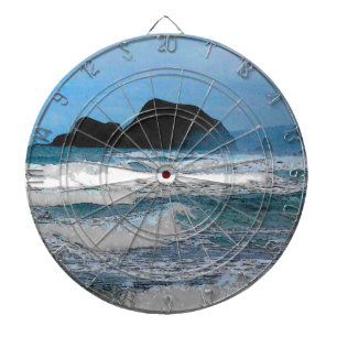 Hawaiian Coastal Island Ocean Tropical Paradise Dartboard