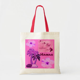 Hawaiian Coconut trees tote bag
