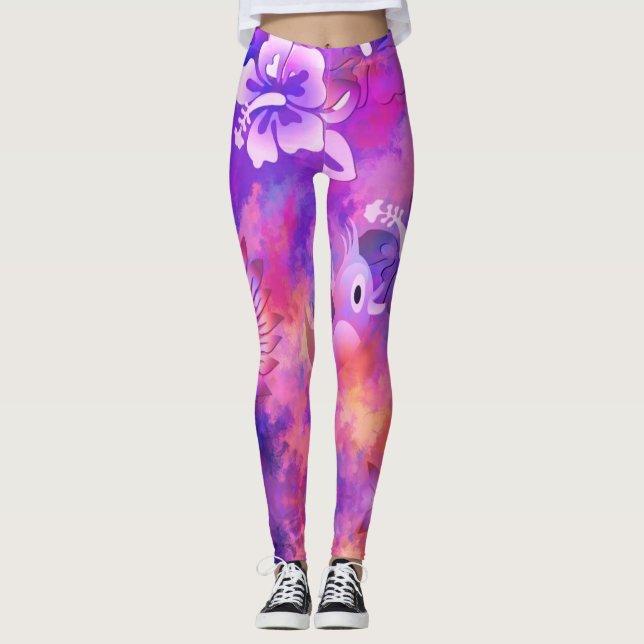 Hawaiian design leggings (Front)