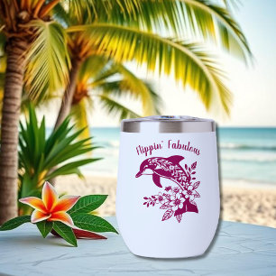 Hawaiian Dolphin- Flippin' Fabulous-Wine Colour