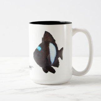 Hawaiian Domino Damselfish, Dascyllus albisella Two-Tone Coffee Mug