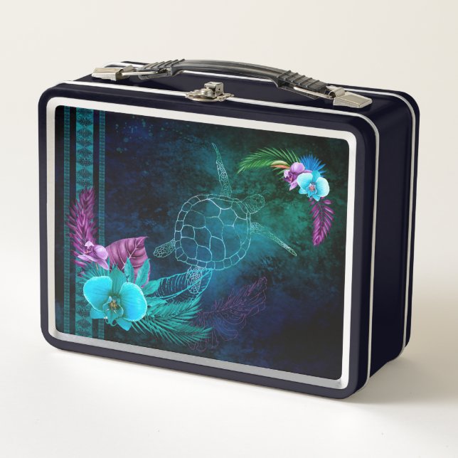 Hawaiian Dreams Retro Lunch Box (Front)