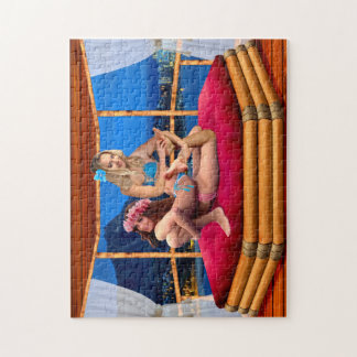 HAWAIIAN FANTASY WRESTLING JIGSAW PUZZLE