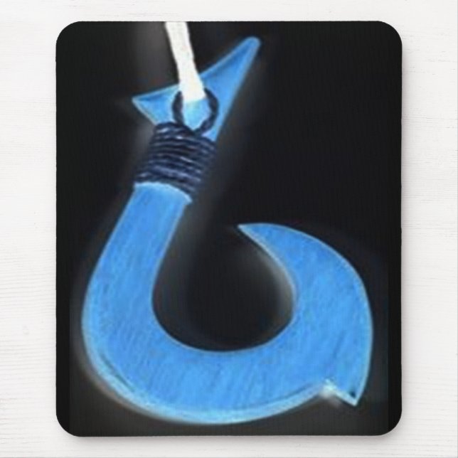 Hawaiian Fish Hook Mousepad (Front)