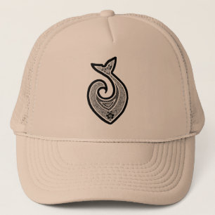 Hawaiian Fish Hook Trucker Hat