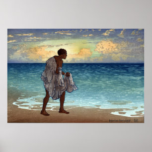 Hawaiian Fisherman - Charles William Bartlett Poster