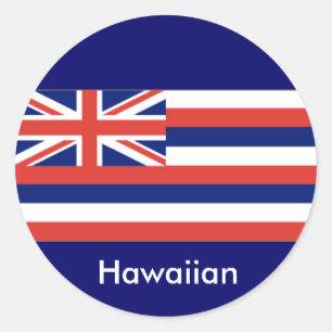 Hawaiian flag stickers