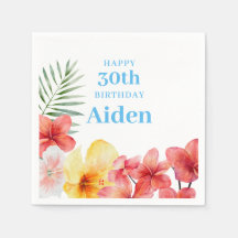 Hawaiian Floral Birthday