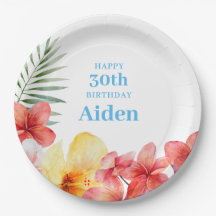 Hawaiian Floral Birthday
