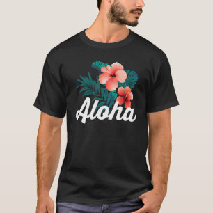 Hawaiian Flower Hawaii Island Summer Beach Vacatio T-Shirt