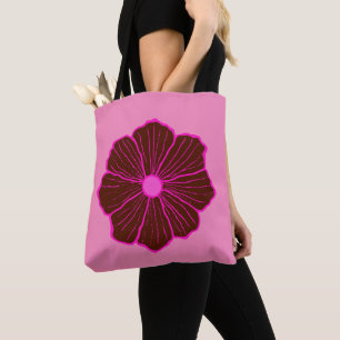 Hawaiian Flower Tote Bag Gift