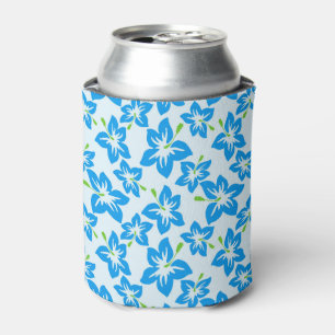 Hawaiian Flowers Can Cooler