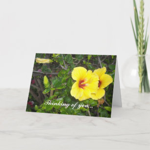 Hawaiian Flowers Card
