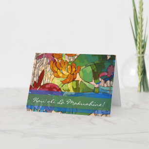 Hawaiian Flowers Mother's Day Card