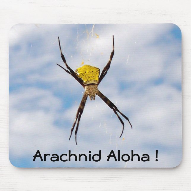 Hawaiian Garden Spider Mouse Pad (Front)