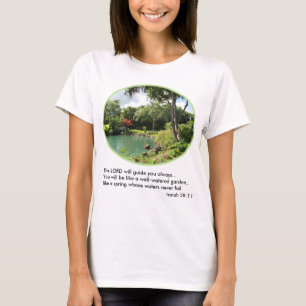 Hawaiian Garden Women's T-Shirt w/Verse
