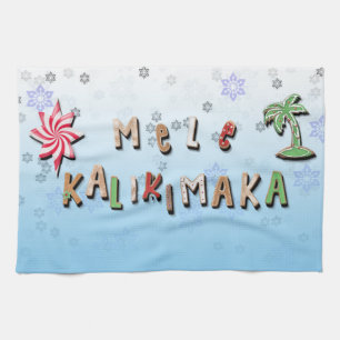 Hawaiian Gingerbread Cookies and Candy Tea Towel