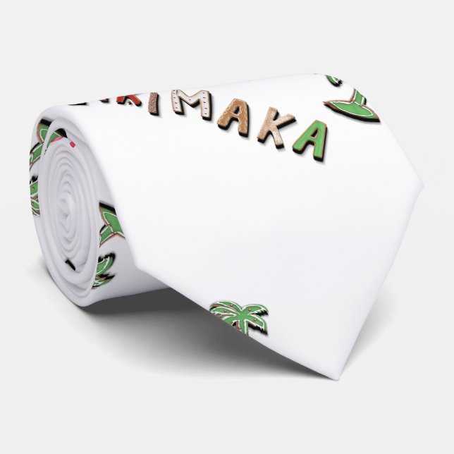 Hawaiian Gingerbread Cookies and Candy Tie (Rolled)