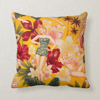 Hawaiian Girls American MoJo Pillows