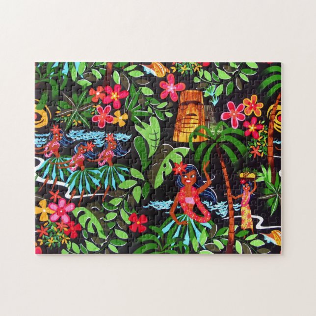 Hawaiian Girls Jigsaw Puzzle (Horizontal)