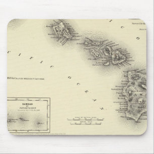 Hawaiian Group Or Sandwich Islands Mouse Pad