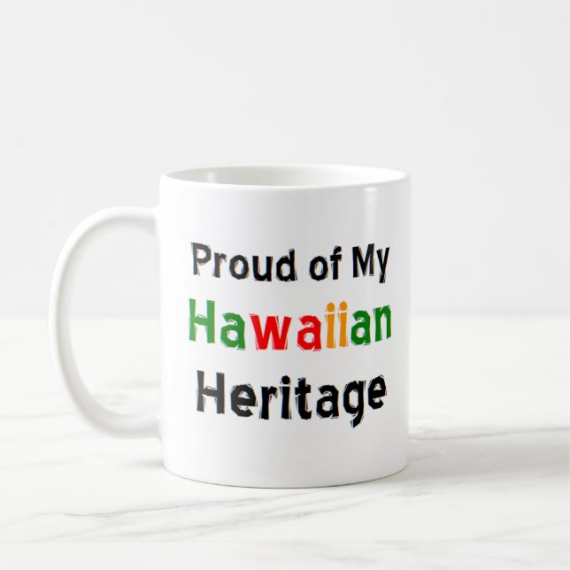 hawaiian heritage coffee mug (Left)