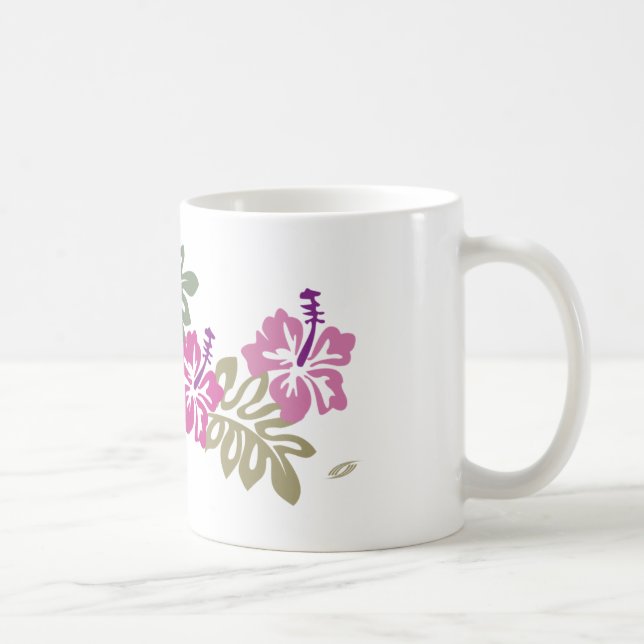 Hawaiian Hibiscus Coffee Mug (Right)