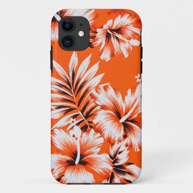 Hawaiian Hibiscus Flower Background Case-Mate iPhone Case (Back)