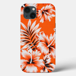 Hawaiian Hibiscus Flower Background iPhone Case
