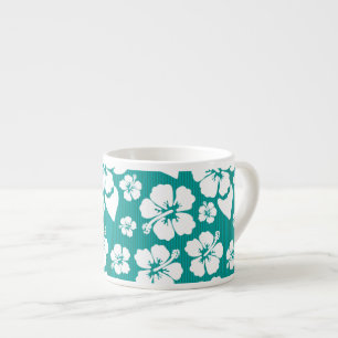 Hawaiian Hibiscus Flower Pattern Espresso Cup