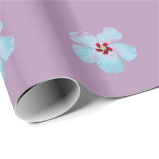 Hawaiian Hibiscus Flower Wrapping Paper