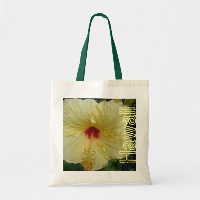 Hawaiian hibiscus reusable bag (Front)