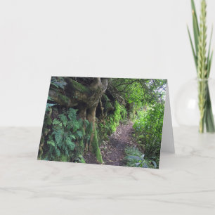 Hawaiian Hiking Trail Card