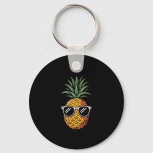 Hawaiian Holiday Aloha Party Beach Cool Pineapple Key Ring