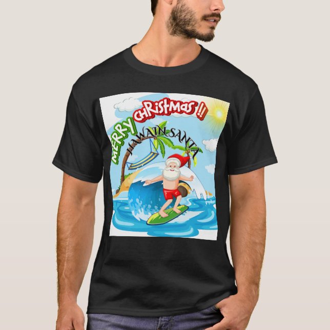 Hawaiian Holiday Cheer T-Shirt (Front)