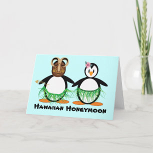 Hawaiian Honeymoon Card
