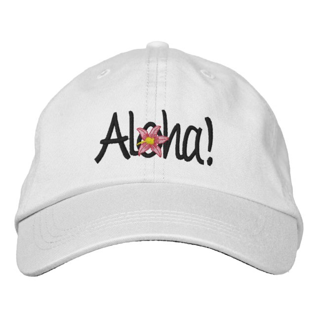 Hawaiian Honeymoon Embroidered Cap (Front)