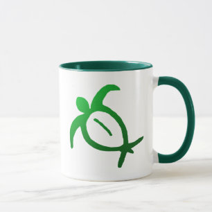 Hawaiian Honu Petroglyph - Mug