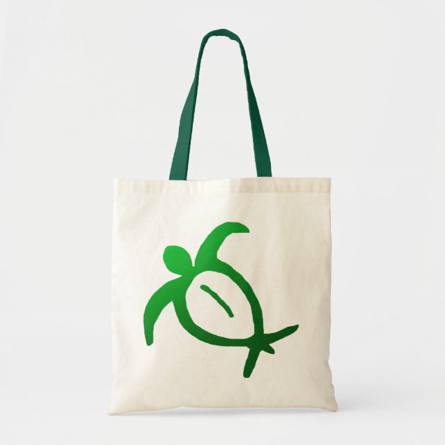 Hawaiian Honu Petroglyph Totebag Tote Bag (Front)