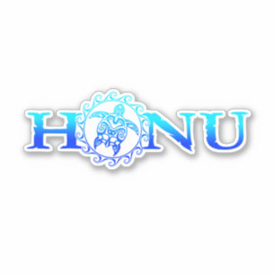 Hawaiian Honu Sea Turtle Ocean Blue
