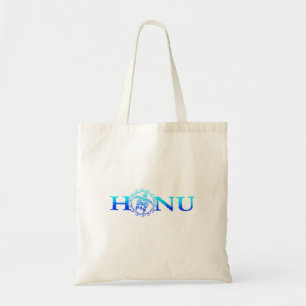 Hawaiian Honu Sea Turtle Ocean Blue Tote Bag