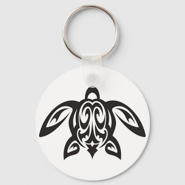 Hawaiian Honu Turtle Keychain (Front)