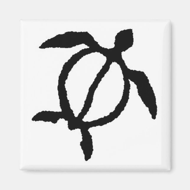 Hawaiian Honu Turtle Magnet (Front)