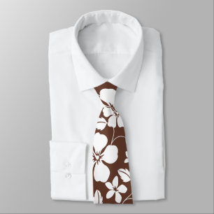 HAWAIIAN HULA (BROWN) TIE