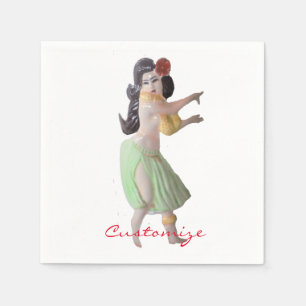 Hawaiian Hula Dancer Thunder_Cove Napkin