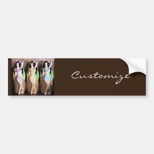 Hawaiian Hula Dancers Thunder_Cove Bumper Sticker
